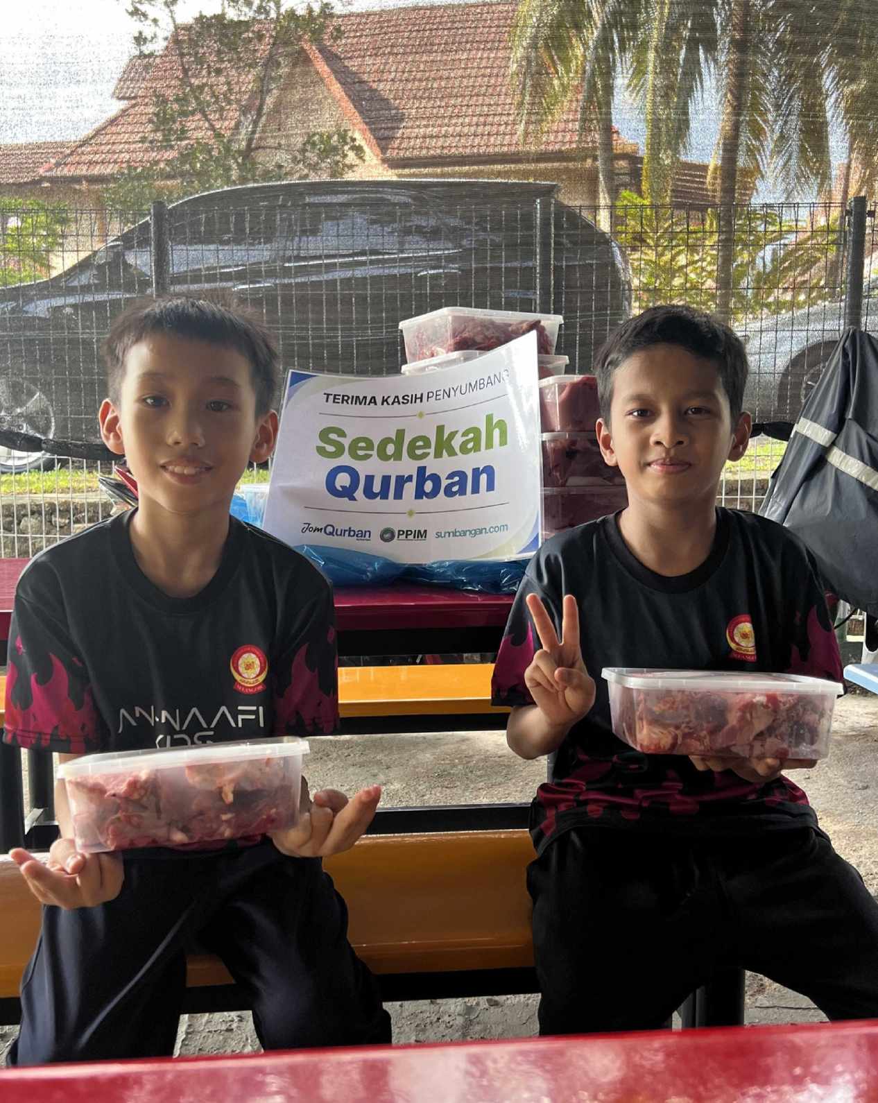 Agihan daging qurban