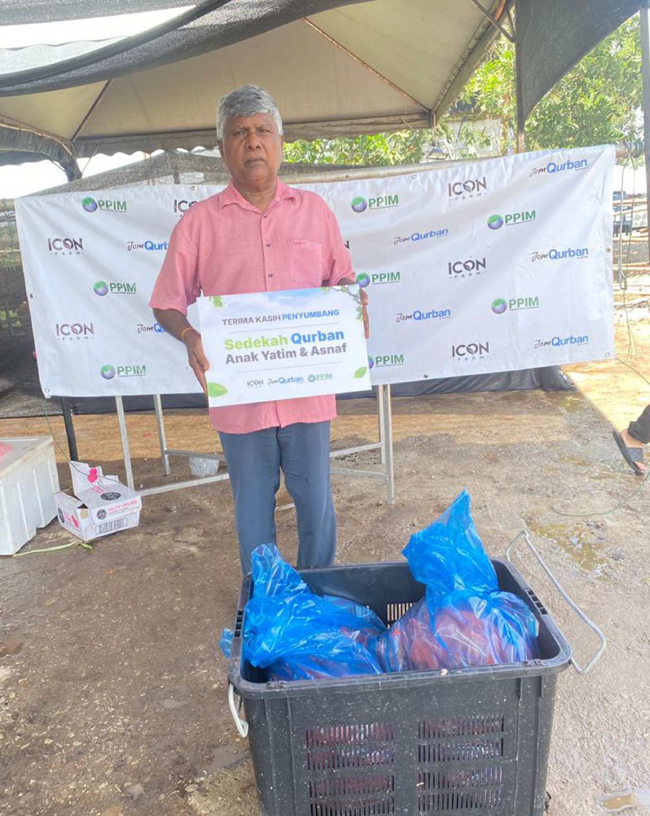 Agihan daging qurban